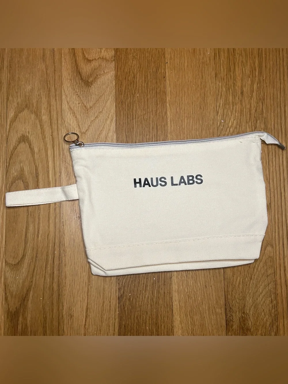 Haus Labs By Lady Gaga Canvas Wristlet Toiletry Pouch & 6 Concealer Samples